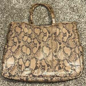 Gorgeous Faux Snake Skin Computer Briefcase